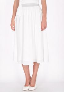 Юбка А-силуэта Pleated skirt DreiMaster, белый