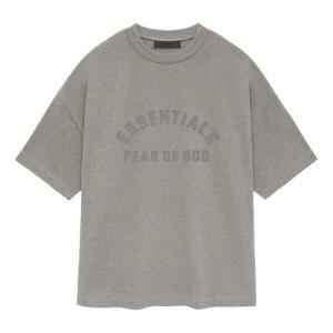 Футболка ss24 heavy t-shirt 'heather grey' Fear Of God Essentials, серый