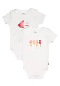 Боди-лилипут с летними принтами Liliput, белый