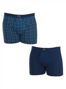 Боксеры Kisses and Love, синий