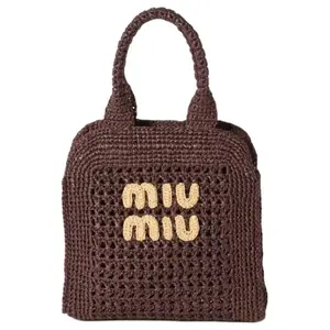 MIU MIU Сумка-тоут из рафии