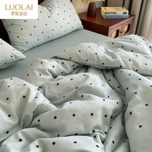 LUOLAI HOME Комплект постельного белья из 4 предметов, простыня на резинке, 180 см