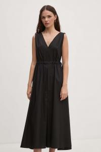 Хлопковое платье Sandro Ferrone, черный