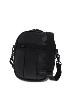 Сумка на плечо с кожаными вставками Porter-Yoshida & Co., черный