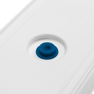 Набор вакуумных контейнеров Zwilling FRESH & SAVE CUBE La Mer, 3 предмета, размер 2M, модульные и штабелируемые контейнеры для хранения, герметичные и вакуумно закрывающиеся, можно мыть в посудомоечной машине, прозрачные - La Mer