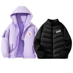 Детская утепленная куртка Disney, фиолетовый