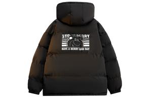 Disney Пуховик Unisex, Black Hooded BM06