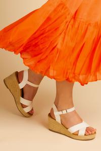 Легкие эспадрильи на платформе Pavers, белый