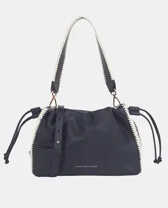 Мини-рюкзак в стиле ведро в темно-синем цвете Tommy Hilfiger, темно-синий