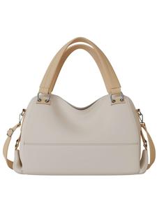 Сумка через плечо бежевого/серо-коричневого цвета Kmisso