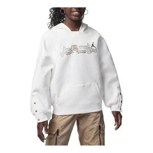 Толстовка (PS) Air Jordan Take Flight Pullover Hoodie 'Sail', цвет sail/black