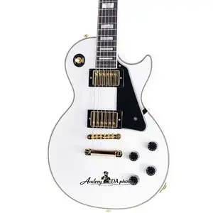 2025 Epiphone Inspired by Gibson Custom Les Paul Custom Альпийский белый