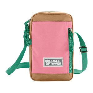 Fjallraven Рюкзак через плечо из переработанного нейлона, маленькая сумка-кроссбоди унисекс Cherry Blossom Pink & Khaki