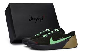 Nike Кроссовки Air Zoom TR 1 мужские низкие, коричневые/зеленые