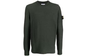 Лонгслив с нашивкой-логотипом STONE ISLAND, желто-зеленый