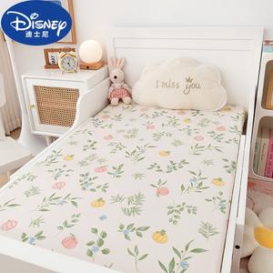Disney Простыня на резинке для детской кровати 100х190 см, хлопок, цветочный принт, для матраса толщиной 3-9 см