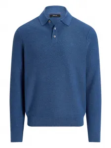 Свитер-поло с длинными рукавами RLX Ralph Lauren, синий