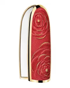 Rouge G Blooming Denim Чехол для помады с двойным зеркалом - Ограниченное издание Персонализируемая лечебная помада Guerlain, Red Rose