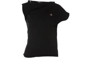 Асимметричная футболка с коротким рукавом Vivienne Westwood, черный