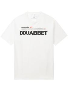 Doublet футболка с принтом, белый