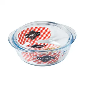 Кастрюля со стеклянной крышкой Прозрачное стекло: 1 л Ô Cuisine