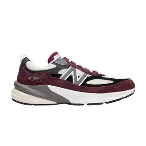 Кроссовки New Balance 990v6 Made in USA Dark Ember, красный