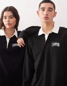 Футболка чемпиона по регби черного цвета Champion