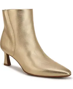 Дизайнерские ботильоны Deesha-Bootie с острым носом Naturalizer, золотой