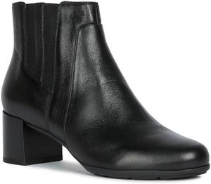 Женские ботильоны Geox Annya средней высоты, Black