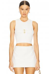 Топ вязаный Focal от Aje, ivory