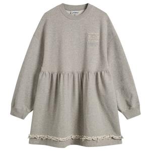 Платье Isoli с круглым вырезом и баской Ganni, Paloma