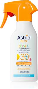 Солнцезащитный лосьон для детей spf 30 Astrid, purškiamoji priemonė 200 мл