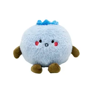 PUDOWRABBIT Милый и очаровательный креативный плюшевый муляж черники, высота 14 см