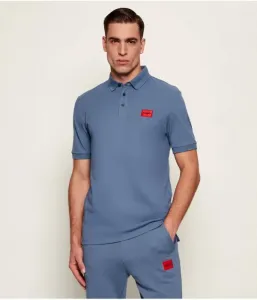 Поло Dereso222 slim fit Hugo, синий