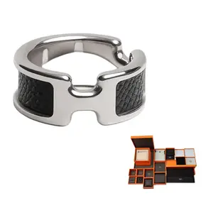 Олимпийские кольца для женщин HERMES, черный