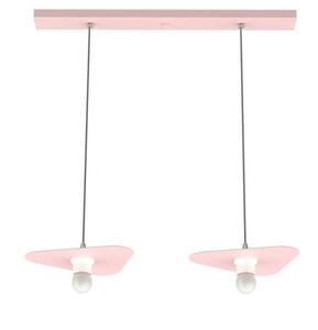 Подвесной светильник Lumicom Cloud x2, 30x30x30 см, розовый