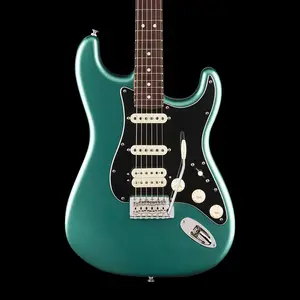 Fender American Professional Classic Stratocaster HSS с грифом из палисандра, цвет Faded Sherwood Green Metallic, с сумкой для переноски