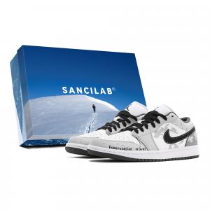 Баскетбольные кроссовки Air 1, износостойкие, винтажные, унисекс, светло-серые Jordan, Light Gray