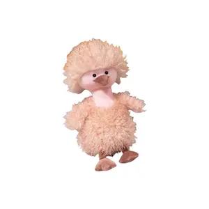 Плюшевая кукла Cute Curl Duck высотой 38 см KUMAOYA, розовый
