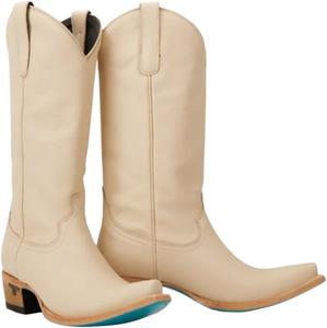 Ботильоны Lane Emma Jane - Замш карамельного цвета, Pale Ivory