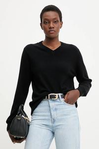 Свитер из мериносовой шерсти Answear.Lab, черный