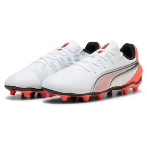 Футбольные бутсы Puma King Match FG/AG infant, белый