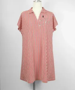 Пуловер из смесовой хлопковой ткани в полоску Studio Picone, цвет Red(220)