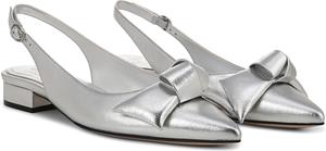 Балетки Naturalizer 27 Edit Shine, цвет Silver Leather