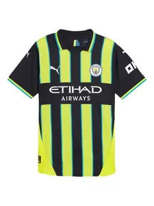 Футболка Manchester City 24/25 в полоску Puma, синий