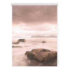 Затемняющие рулонные шторы Lichtblick Stone, 70x150x6 см цвет grau/rot