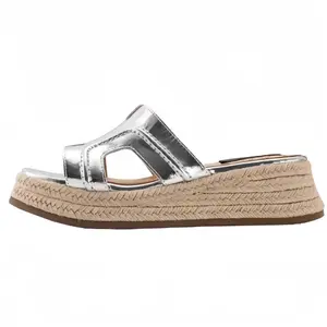 Женские тапочки-слайды, быстросохнущие и устойчивые к истиранию WUJI, Silver