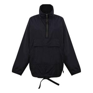 Куртка Levis Stand Collar Half Zipper Jacket Black, черный