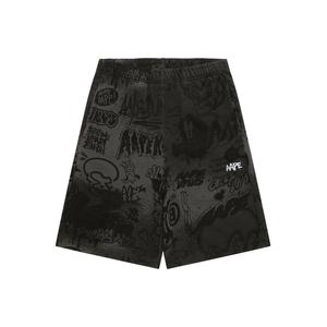 Шорты с принтом от A Bathing APE Aape, черный