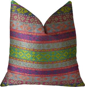 Plutus Brands Подушка Plutus Avalanche Magenta ручной работы Multicolored